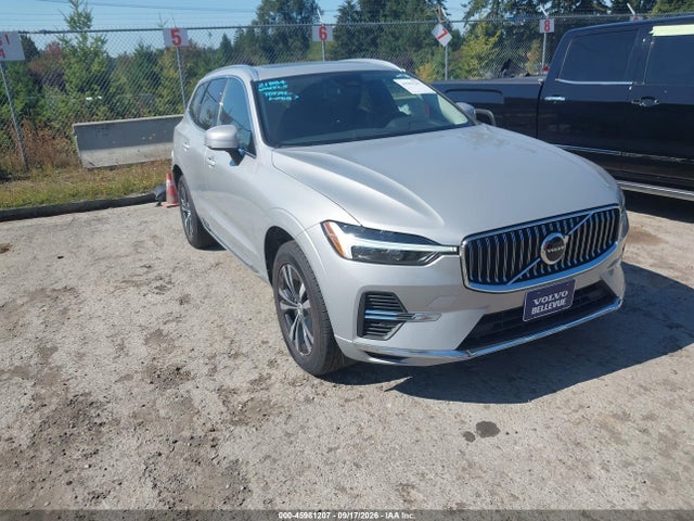 Aukcja sprzedaży 2023 Volvo Xc60 Recharge Plug-in Hybrid T8 Core Bright Theme, vin: YV4H60DK7P1333164, numer aukcji: 45981207
