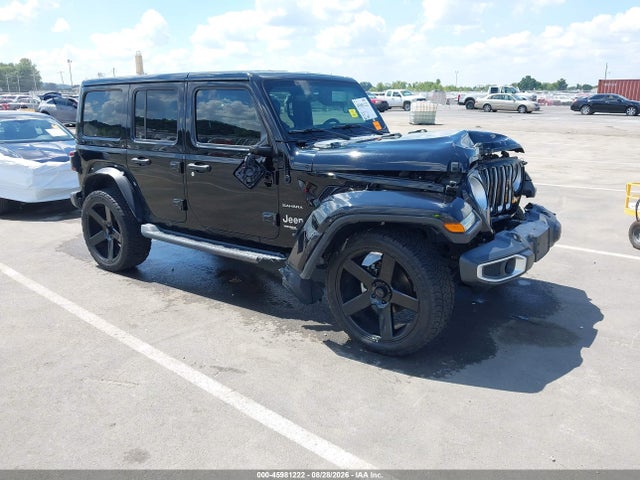 2019 Jeep Wrangler Unlimited Sahara მანქანა იყიდება აუქციონზე, vin: 1C4HJXEG9KW633627, აუქციონის ნომერი: 45981222