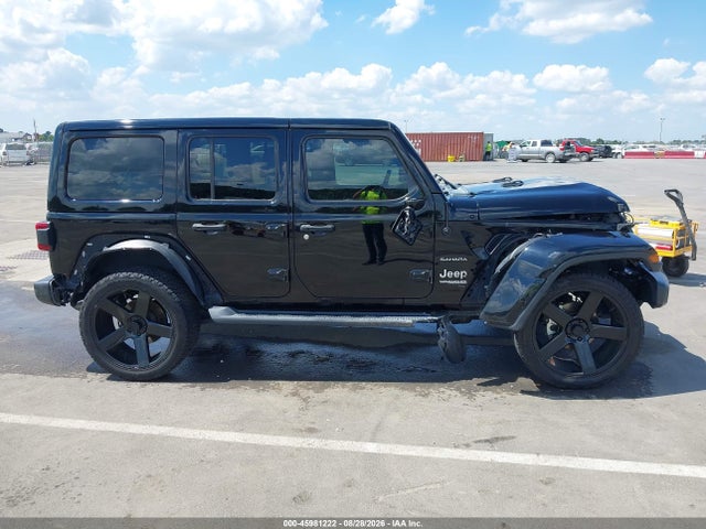 2019 Jeep Wrangler Unlimited Sahara მანქანა იყიდება აუქციონზე, vin: 1C4HJXEG9KW633627, აუქციონის ნომერი: 45981222