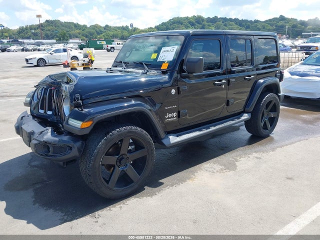 2019 Jeep Wrangler Unlimited Sahara მანქანა იყიდება აუქციონზე, vin: 1C4HJXEG9KW633627, აუქციონის ნომერი: 45981222