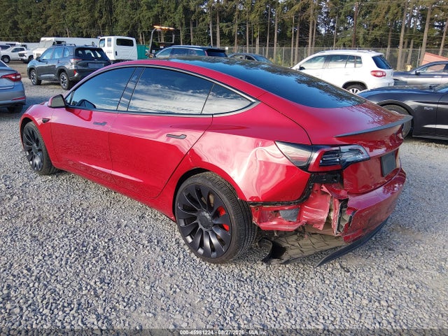 Tesla Model 3 Performance Dual Motor All-wheel Drive 2021 5YJ3E1EC3MF071241 Image 3