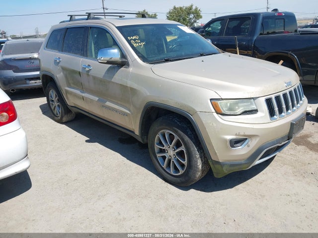 Aukcja sprzedaży 2014 Jeep Grand Cherokee Limited, vin: 1C4RJFBG4EC388387, numer aukcji: 45981227