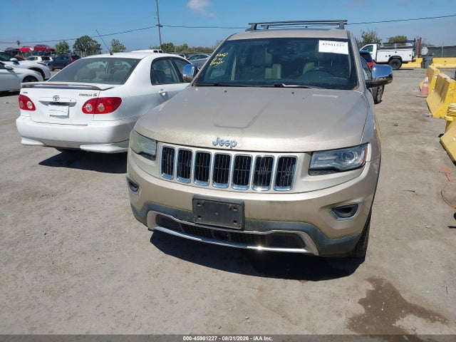 Aukcja sprzedaży 2014 Jeep Grand Cherokee Limited, vin: 1C4RJFBG4EC388387, numer aukcji: 45981227