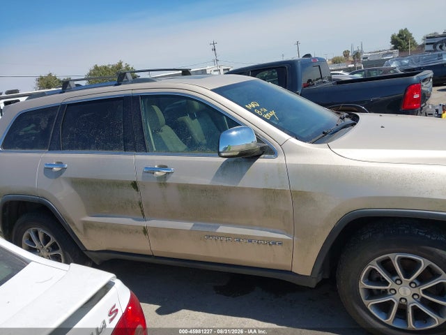 Aukcja sprzedaży 2014 Jeep Grand Cherokee Limited, vin: 1C4RJFBG4EC388387, numer aukcji: 45981227