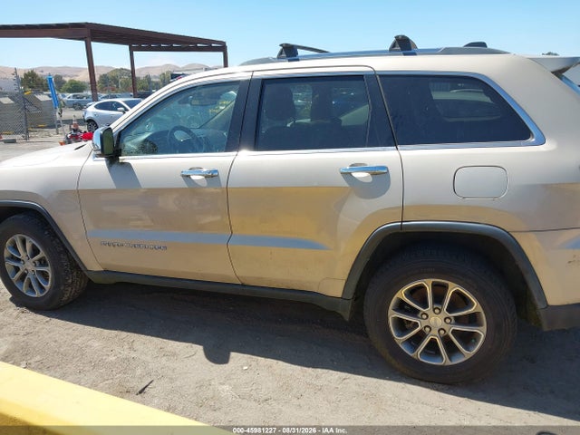 Aukcja sprzedaży 2014 Jeep Grand Cherokee Limited, vin: 1C4RJFBG4EC388387, numer aukcji: 45981227