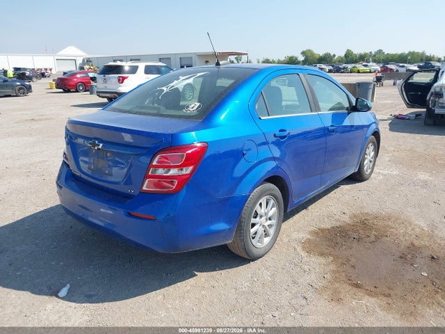 Продажа на аукционе авто 2019 Chevrolet Sonic Lt Auto, vin: 1G1JD5SB6K4105019, номер лота: 45981239
