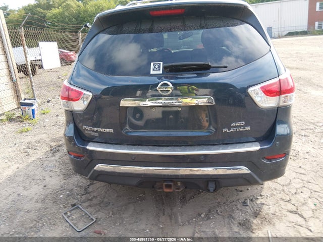 45981259 :رقم المزاد ، 5N1AR2MM2GC618458 vin ، 2016 Nissan Pathfinder Platinum مزاد بيع