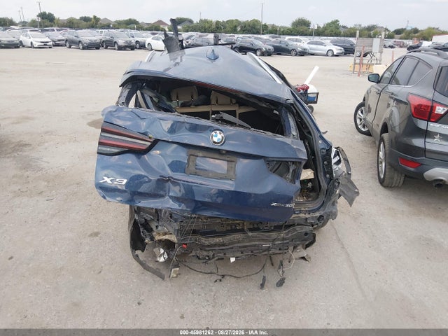 Aukcja sprzedaży 2022 Bmw X3 Xdrive30i, vin: 5UX53DP06N9J07808, numer aukcji: 45981262