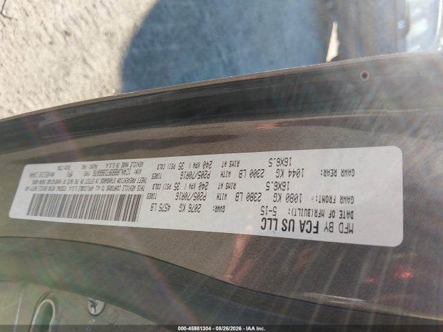 2015 Jeep Patriot Sport მანქანა იყიდება აუქციონზე, vin: 1C4NJRBB9FD366076, აუქციონის ნომერი: 45981304