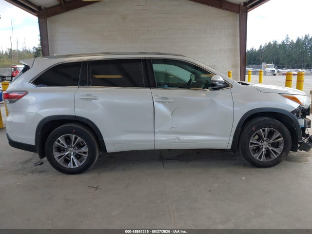 Toyota Highlander Xle V6 2015 5TDJKRFH2FS199221 Image 14