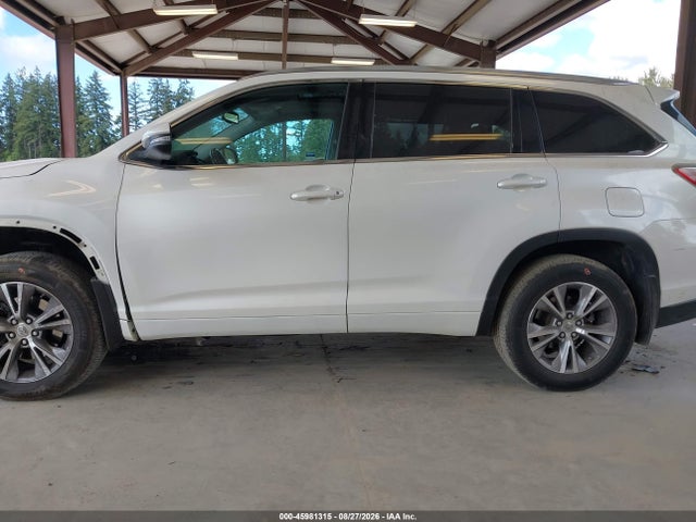 Toyota Highlander Xle V6 2015 5TDJKRFH2FS199221 Image 15