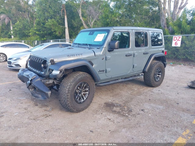 2024 Jeep Wrangler 4-door Willys 4x4 მანქანა იყიდება აუქციონზე, vin: 1C4RJXDG0RW266651, აუქციონის ნომერი: 45981330