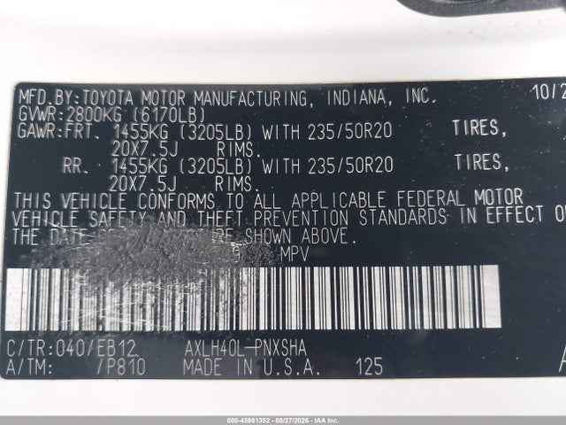 Toyota Sienna Xse 2021 5TDDRKEC9MS001799 Image 9