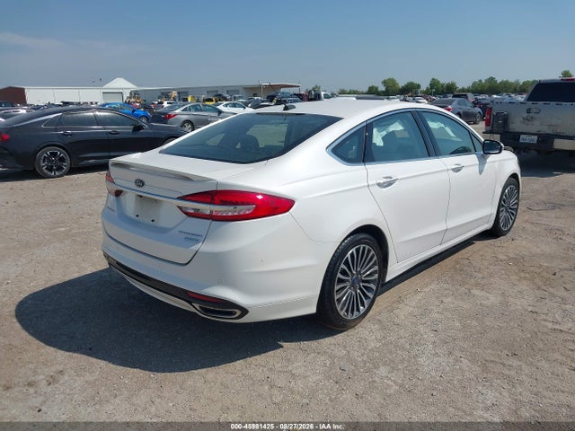 45981425 :رقم المزاد ، 3FA6P0K93JR256710 vin ، 2018 Ford Fusion Titanium مزاد بيع