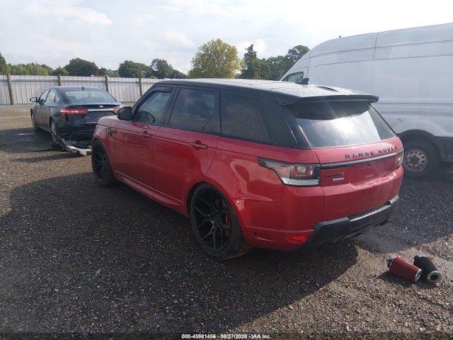 Aukcja sprzedaży 2016 Land Rover Range Rover Sport 3.0l V6 Supercharged Hse, vin: SALWS2VFXGA574759, numer aukcji: 45981456