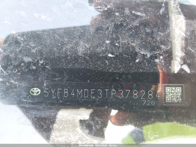 Продаж на аукціоні авто 2026 Toyota Corolla Le, vin: 5YFB4MDE3TP378284, номер лоту: 45981459