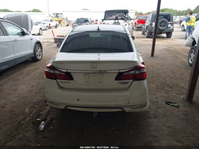 2017 Honda Accord Hybrid Touring მანქანა იყიდება აუქციონზე, vin: JHMCR6F73HC006796, აუქციონის ნომერი: 45981785