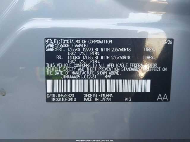 Toyota C-hr Se 2026 JTMAAAAD5TJ012961 Image 9