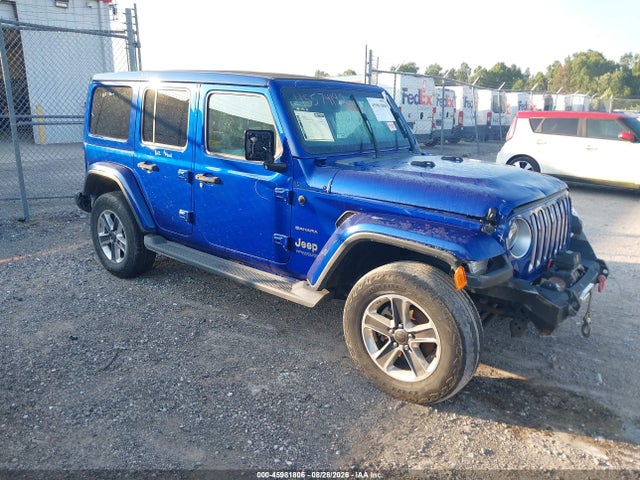 45981806 :رقم المزاد ، 1C4HJXEN6LW103082 vin ، 2020 Jeep Wrangler Unlimited Sahara 4x4 مزاد بيع