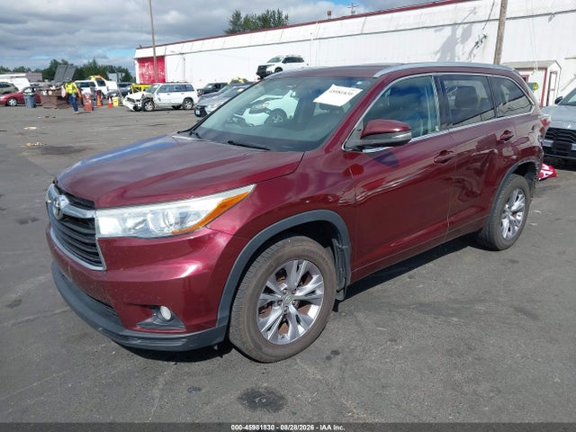 Продаж на аукціоні авто 2015 Toyota Highlander Xle V6, vin: 5TDJKRFH5FS140227, номер лоту: 45981830