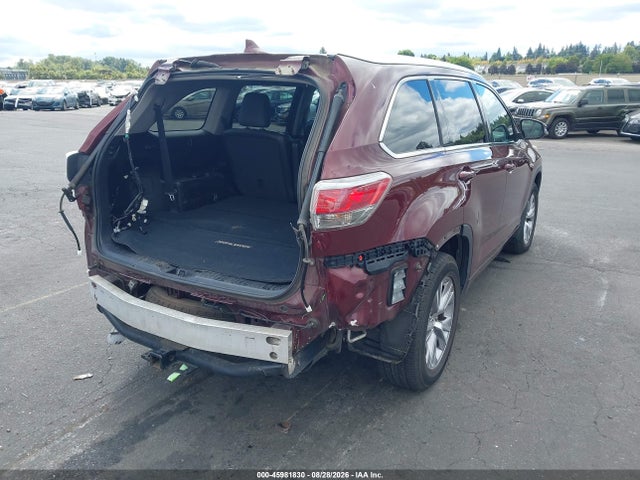 Продаж на аукціоні авто 2015 Toyota Highlander Xle V6, vin: 5TDJKRFH5FS140227, номер лоту: 45981830