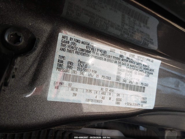 Продажа на аукционе авто 2014 Ford Focus Se, vin: 1FADP3K28EL218244, номер лота: 45982057
