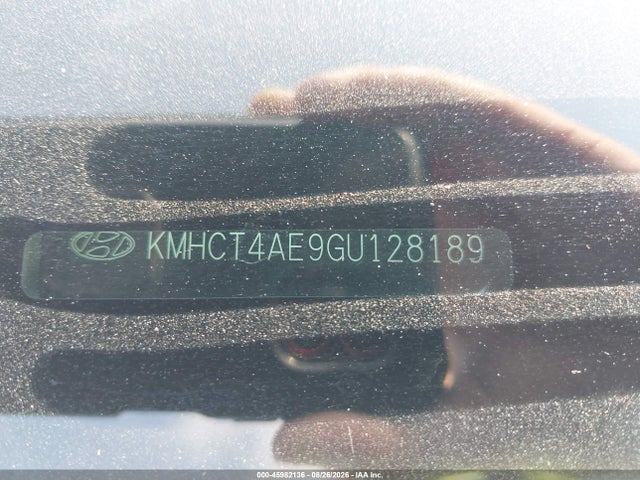45982136 :رقم المزاد ، KMHCT4AE9GU128189 vin ، 2016 Hyundai Accent Se مزاد بيع