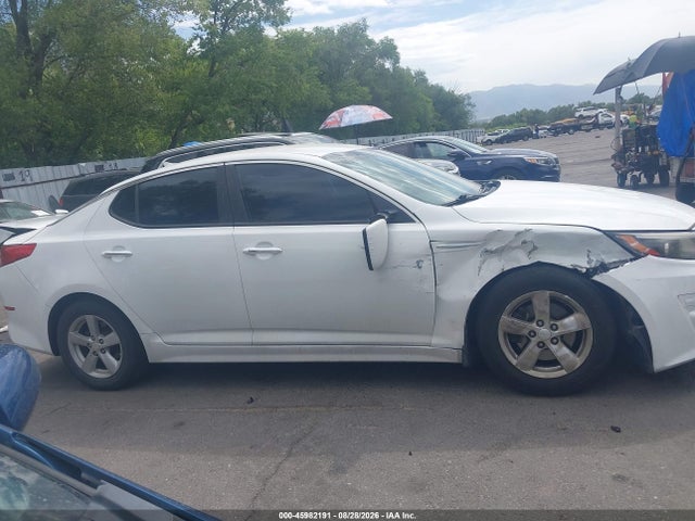 2015 Kia Optima Lx მანქანა იყიდება აუქციონზე, vin: KNAGM4A70F5664345, აუქციონის ნომერი: 45982191