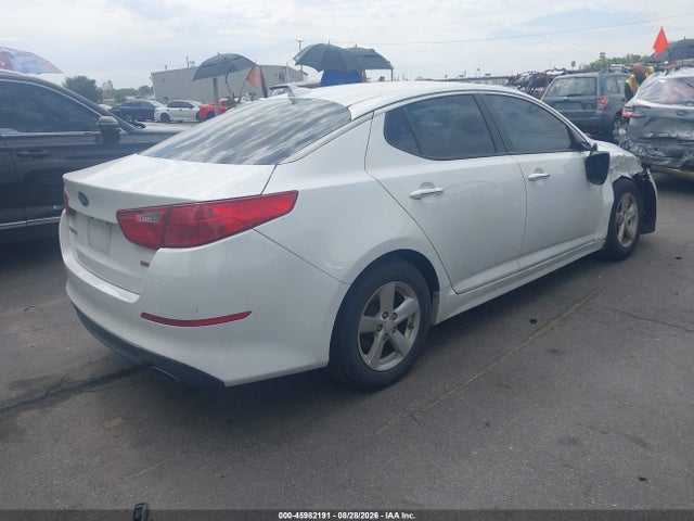 2015 Kia Optima Lx მანქანა იყიდება აუქციონზე, vin: KNAGM4A70F5664345, აუქციონის ნომერი: 45982191