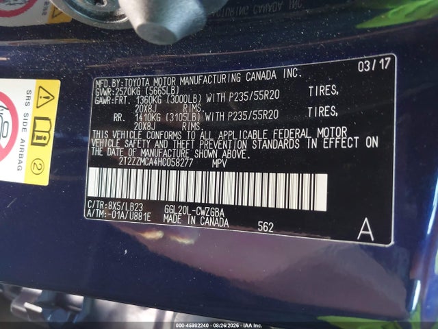 Lexus RX 350 2017 2T2ZZMCA4HC058277 Image 9