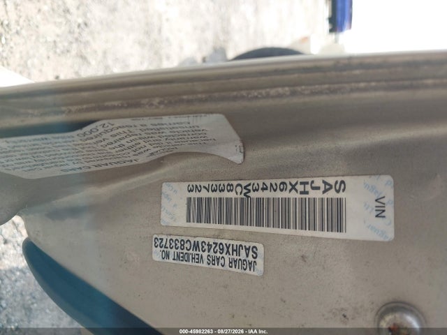 Aukcja sprzedaży 1998 Jaguar Xj8 L, vin: SAJHX6243WC833723, numer aukcji: 45982263