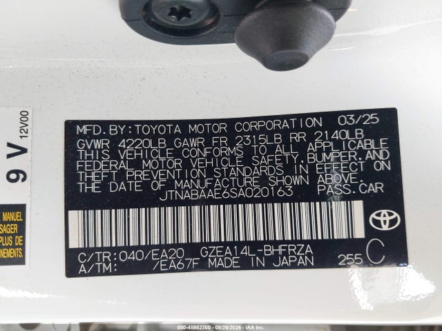 Toyota Gr Corolla Premium 2025 JTNABAAE6SA020163 Image 9
