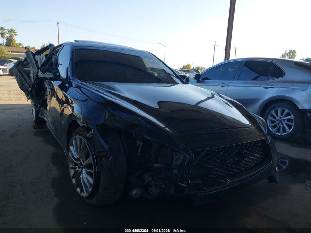 2019 Infiniti Q50 3.0t Luxe მანქანა იყიდება აუქციონზე, vin: JN1EV7AP4KM518199, აუქციონის ნომერი: 45982304