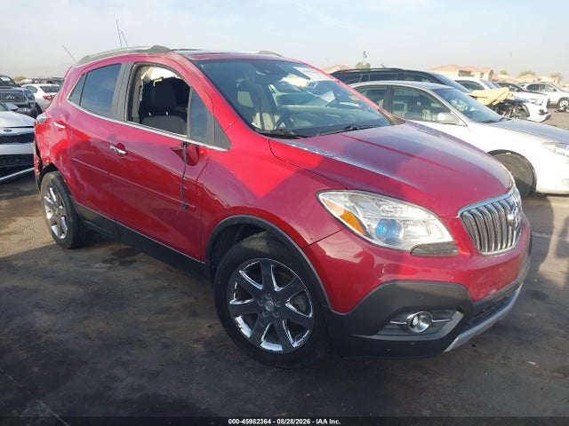 2014 Buick Encore Premium მანქანა იყიდება აუქციონზე, vin: KL4CJDSB5EB782432, აუქციონის ნომერი: 45982364