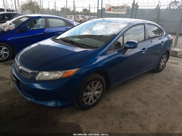 Aukcja sprzedaży 2012 Honda Civic Lx, vin: 19XFB2F53CE321612, numer aukcji: 45982369