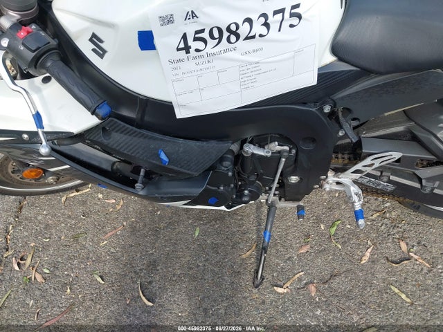 2011 Suzuki Gsx-r600 მანქანა იყიდება აუქციონზე, vin: JS1GN7FA1B2103213, აუქციონის ნომერი: 45982375