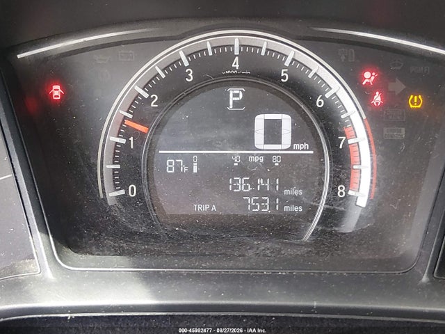 45982477 :رقم المزاد ، 19XFC2F51GE069216 vin ، 2016 Honda Civic Lx مزاد بيع