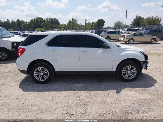 2017 Chevrolet Equinox Ls მანქანა იყიდება აუქციონზე, vin: 2GNALBEK8H6104151, აუქციონის ნომერი: 45982486