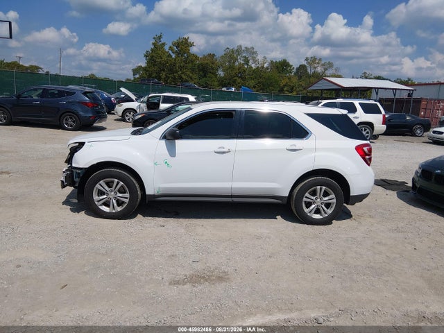 2017 Chevrolet Equinox Ls მანქანა იყიდება აუქციონზე, vin: 2GNALBEK8H6104151, აუქციონის ნომერი: 45982486