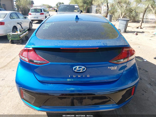 KMHC65LC3HU058179 Hyundai Ioniq Hybrid Blue