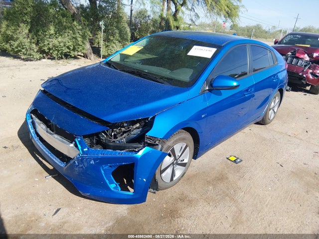 KMHC65LC3HU058179 Hyundai Ioniq Hybrid Blue