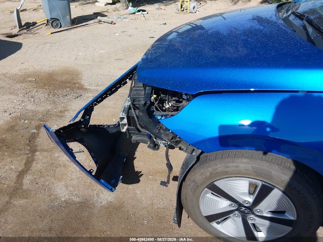 KMHC65LC3HU058179 Hyundai Ioniq Hybrid Blue