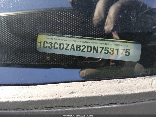 2013 Dodge Avenger Se მანქანა იყიდება აუქციონზე, vin: 1C3CDZAB2DN753175, აუქციონის ნომერი: 45982571