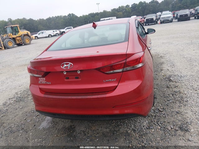 2017 Hyundai Elantra Limited მანქანა იყიდება აუქციონზე, vin: 5NPD84LF6HH026327, აუქციონის ნომერი: 45982663
