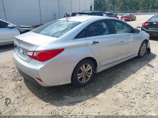 2014 Hyundai Sonata Gls მანქანა იყიდება აუქციონზე, vin: 5NPEB4AC4EH867461, აუქციონის ნომერი: 45982691
