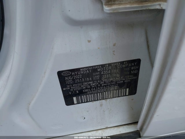 Hyundai SONATA SEL 2023 KMHL64JA0PA263812 Image 9