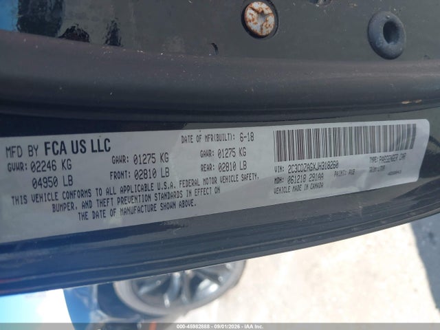 Aukcja sprzedaży 2018 Dodge Challenger Sxt, vin: 2C3CDZAGXJH318260, numer aukcji: 45982888