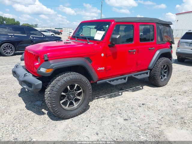 Продажа на аукционе авто 2021 Jeep Wrangler Unlimited Sport S 4x4, vin: 1C4HJXDN5MW532698, номер лота: 45982914