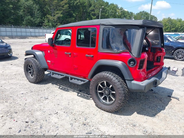 Продажа на аукционе авто 2021 Jeep Wrangler Unlimited Sport S 4x4, vin: 1C4HJXDN5MW532698, номер лота: 45982914