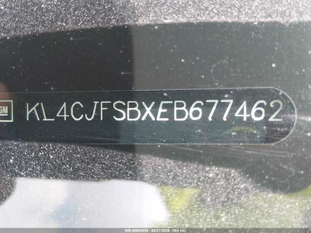 Aukcja sprzedaży 2014 Buick Encore Convenience, vin: KL4CJFSBXEB677462, numer aukcji: 45983088